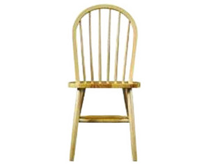 International Concepts 37 inch High Spindleback Chair with Plain Legs in Natural