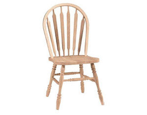 International Concepts Arrowback Side Chair - Medium Oak