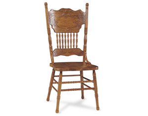 International Concepts Double Pressback Chair - Medium Oak