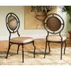 Powell Basil Antique Brown Dining Side Chair   Set of 2