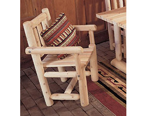 Rustic Natural Cedar Furniture Captain's(Retail to be Fixed) Dining Chair