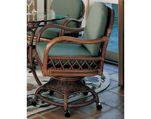 South Sea Rattan 3100 Antigua Swivel - Tilt Dining Chair