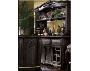 AICO Oppulente Wall Back Bar in Sienna Spice - FREE Inside Delivery!