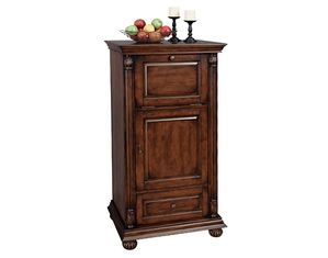 Howard Miller Cognac Hide A Home Bar - FREE Inside Delivery!