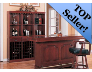 Save  on Traditional Home Bar in Cherry at The Home Bar Superstore