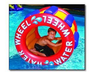 Blue Wave The Inflatable Water Wheel