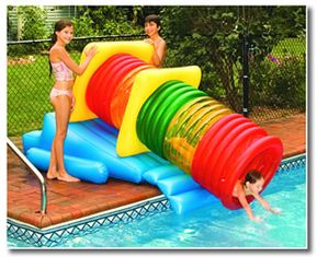 Blue Wave Water Park Slide