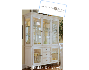 American Drew White Camden China Complete - FREE Inside Delivery!