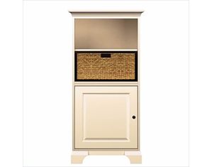 Howard Miller Ty Pennington Ella Storage Cabinet Antique White 4H