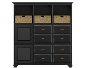 Howard Miller Ty Pennington Holly Personal Antique Black Storage Cabinet 1J