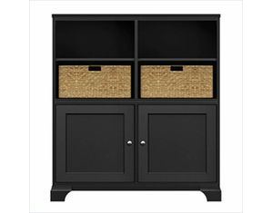 Howard Miller Ty Pennington James Storage Cabinet Antique Black 6F