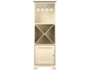 Howard Miller Ty Pennington Lily Storage Cabinet Antique Vanilla 3C