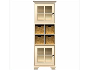 Howard Miller Ty Pennington Lily Storage Cabinet Antique White 3H