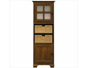 Howard Miller Ty Pennington Lily Storage Cabinet Saratoga Cherry 3D