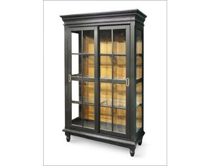 International Concepts Madison Park Black and Cherry China Cabinet - FREE Inside Delivery!