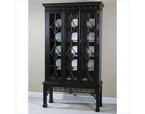 Ultimate Accents Chinese Chipendale China Cabinet - FREE Inside Delivery!