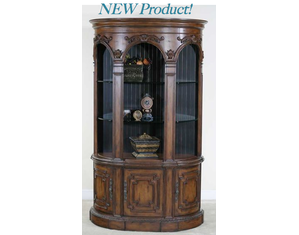 Ultimate Accents Seville Half Round China Cabinet - FREE Inside Delivery!