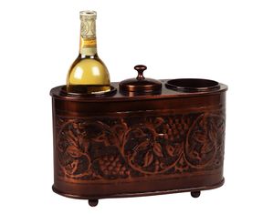 Old Dutch International Antique Embossed Two Bottle Wine Chiller