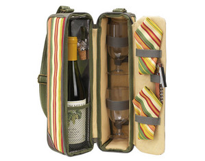 Picnic at Ascot Santa Barbara Sunset Wine Carrier