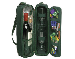 Picnic at Ascot Sunset Deluxe Wine Carrier for Two