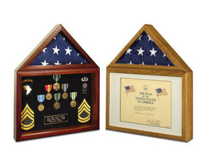 SpartaCraft Capital Flag and Certificate Display Case
