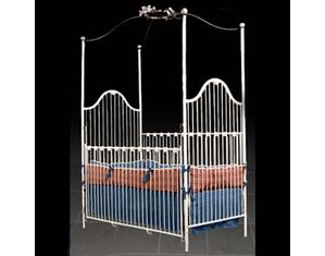 Corsican Kids 40556 Flying Angel with Trumpet Canopy Crib