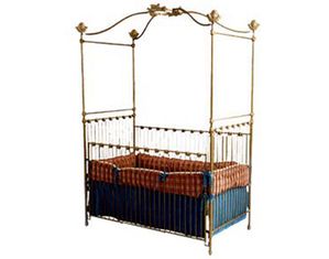 Corsican Kids 40736 Flying Angel and Small Cherub Canopy Crib - FREE Inside Delivery!