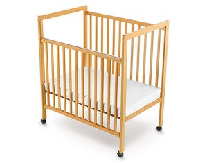 Foundations SafetyCraft One Hand Drop Side Clear End Crib