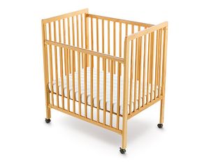 Foundations SafetyCraft One Hand Drop Side Slatted Crib