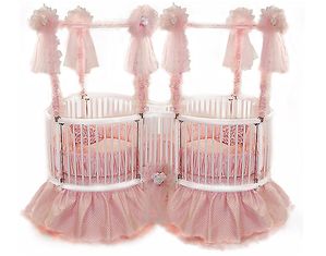 Little Miss LIberty Baby Dear Heart Shaped Twin Round Crib