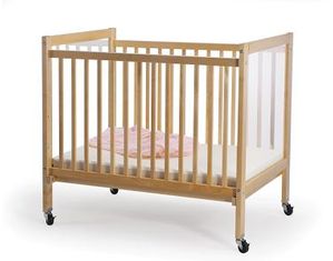 Whitney Bros Clearview Crib - WB9503 - 2 Clear Ends!