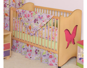 Room Magic Butterfly Crib/Toddler Bed Crib