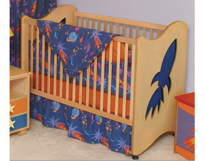 Room Magic Star Rocket Crib/Toddler bed Crib