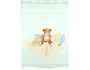 Sweet Beginnings Bear and Block Crib