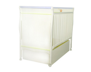 Sweet Beginnings Circus Day Sleigh Crib - FREE Inside Delivery!