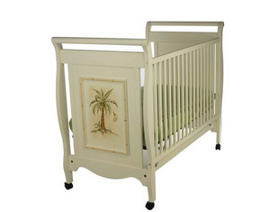 Sweet Beginnings Island Open Sleigh Crib
