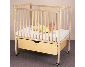 Whitney Bros Clear View Drop Side Crib