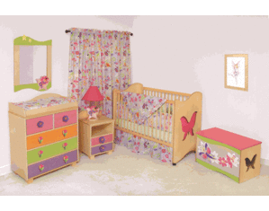 Room Magic Magic Garden Nursery Crib Set
