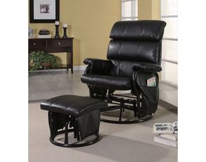 Union Square Essex Glider and Ottoman