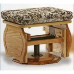 White  Glider Ottomans