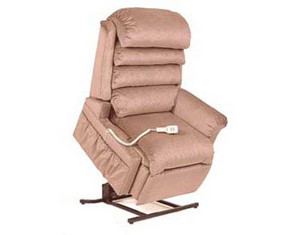 Pride Mobility 3 Position Luxury Split Back Design with Removable Armrest Lift Chair - Fast FREE FedEx Shipping!