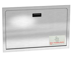 American Specialties Recessed Mount Stainless Steel Baby Changing Station - 9013
