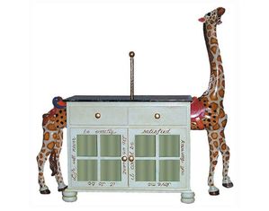 Little Miss Liberty Giraffe Changing Table Dresser
