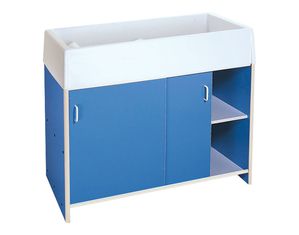 Whitney Bros EZ Clean Infant Changing Cabinet in Blue