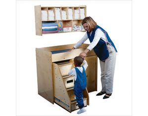 Guidecraft DIAPER SHACK Changing Table Accessory