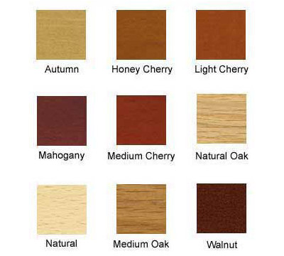 Available Frame Finishes