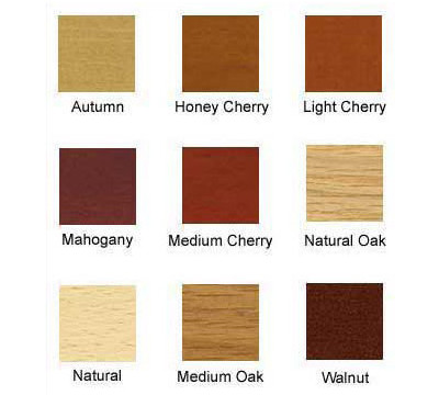 Available Frame Finishes