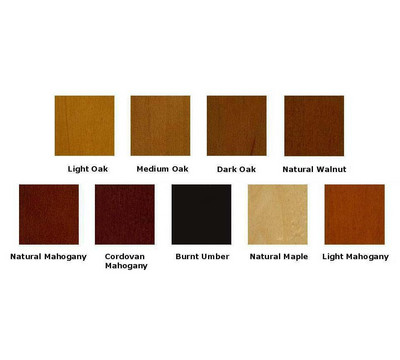 Available Wood Finishes