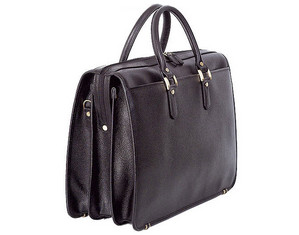 Romet Cambridge Triple Gusset Briefcase - Fast FREE FedEx Shipping!