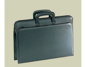 Tandi Single Gusset Slim Top Zip Briefcase - Fast FREE FedEx Shipping!